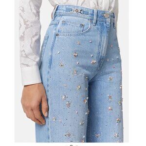 NWT Versace - Embellished High Waist Jeans
